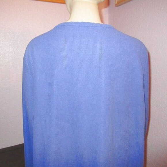 Vtg Disney Eeyore Waffle Knit Top Size 3X Piglet No Pooh Soft Embroidered Therma - Picture 9 of 12